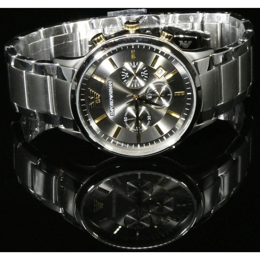 COPY - New Emporio Armani Men's Chronograph Silver - Picture 5 of 5